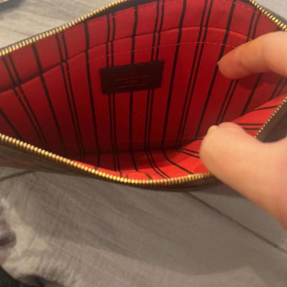 Louis Vuitton neverfull pochette cluch - Picture 5 of 6